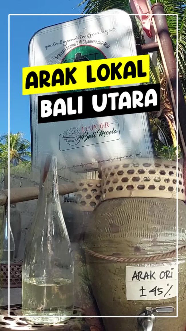 Intip Proses Pembuatan Arak, Oleh-oleh dari Bali Utara