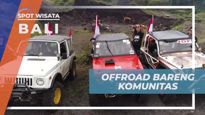 Misi Offroad Seru Menancapkan Bendera di Bukit Bali