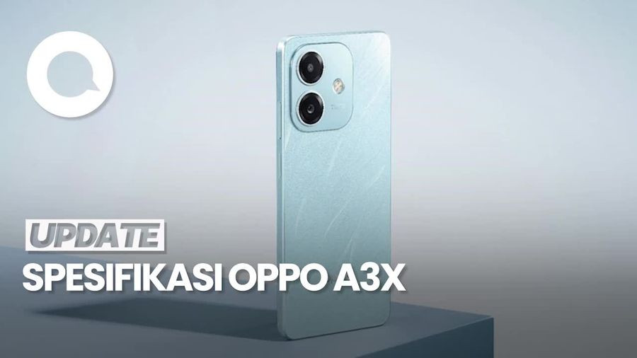OPPO A3X, HP Tahan Banting Harga 1 Jutaan