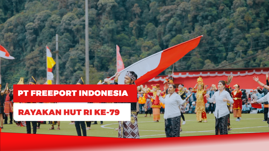 Peringatan HUT ke-79 RI di Tembagapura, Freeport Indonesia