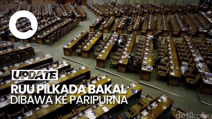 DPR Sepakat Bawa Revisi UU Pilkada ke Rapat Paripurna Besok