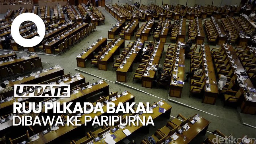DPR Sepakat Bawa Revisi UU Pilkada ke Rapat Paripurna Besok