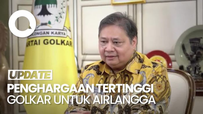 Golkar Akan Beri Penghargaan Tertinggi untuk Airlangga Hartarto
