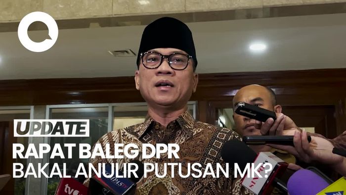 Baleg DPR Bantah Rapat soal Revisi UU Pilkada Bakal Anulir Putusan MK