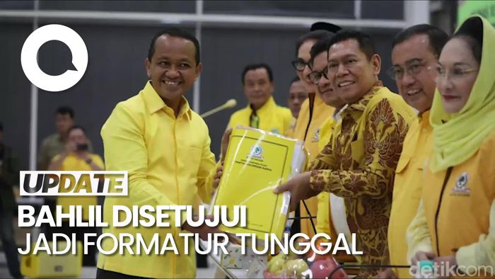 Tok! Munas Golkar Setujui Bahlil Lahadalia Jadi Formatur Tunggal