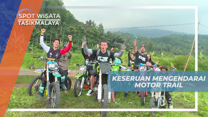 Naik Motor Trail di Gunung Galunggung, Serunya Tidak Terbendung