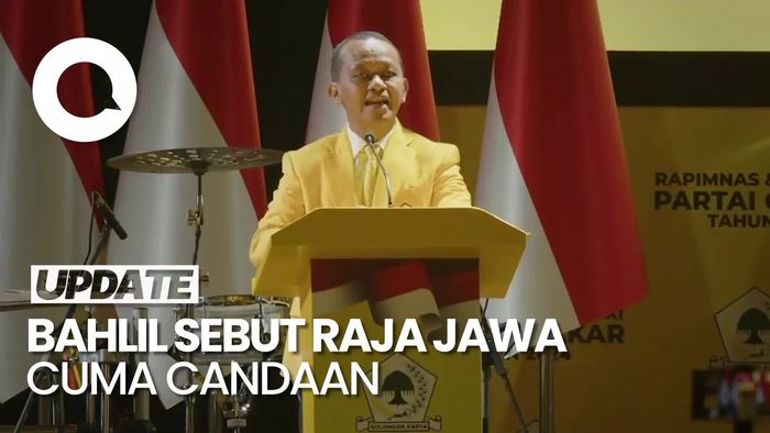 Bahlil soal Jangan Main-main dengan Raja Jawa: Candaan Politik Aja