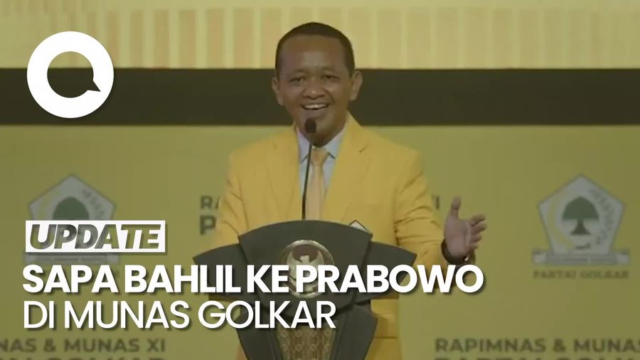 Kala Bahlil Sebut Prabowo Anak Kandung Partai Golkar