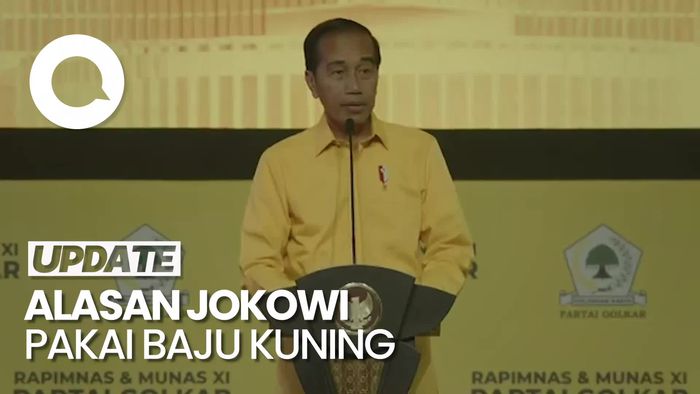 Alasan Jokowi Pakai Baju Kuning di Munas Golkar: Hormati Pemilik Acara