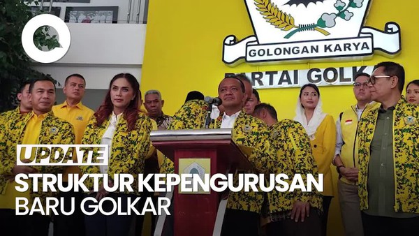 Bahlil Umumkan Pengurus Golkar: M Sarmuji Sekjen-AGK Ketua Dewan Pembina