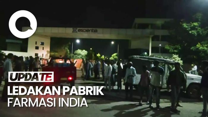 Ledakan di Pabrik Farmasi India, 15 Orang Tewas-40 Lainnya Terluka