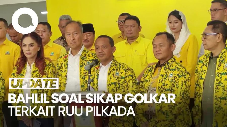 Bahlil soal RUU Pilkada: Baru Bangun Tidur, Belum Sempat Rapat Sama Fraksi