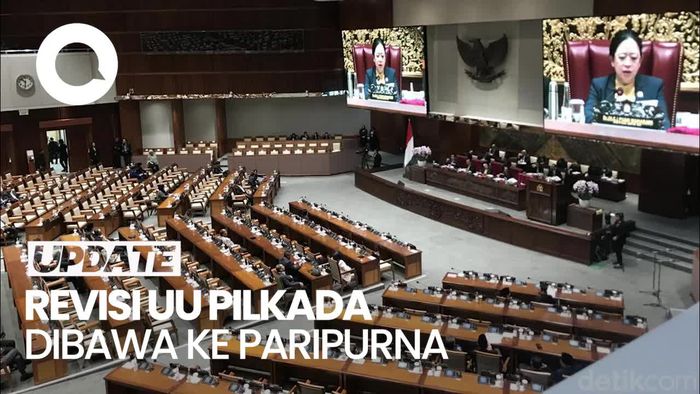 Perhatian! DPR Bakal Sahkan Revisi UU Pilkada Jadi UU Hari Ini