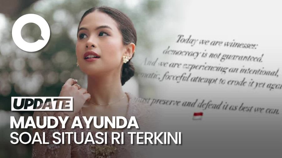 Maudy Ayunda Ajak Warga Pertahankan Demokrasi