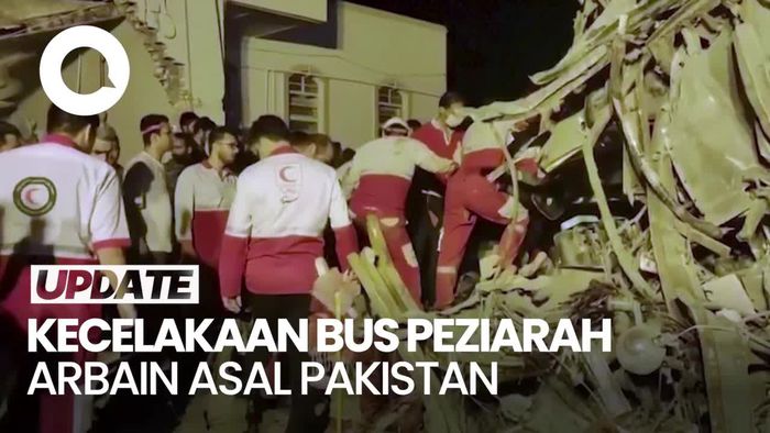Bus Jemaah ZIarah Arbain Asal Pakistan Terguling di Iran, 28 Tewas