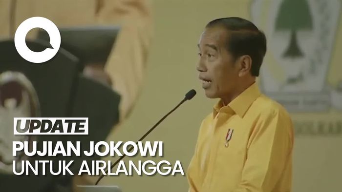 Jokowi Puji Airlangga di Munas Golkar: Politisi Besar-Orkestrator Ekonomi Indonesia