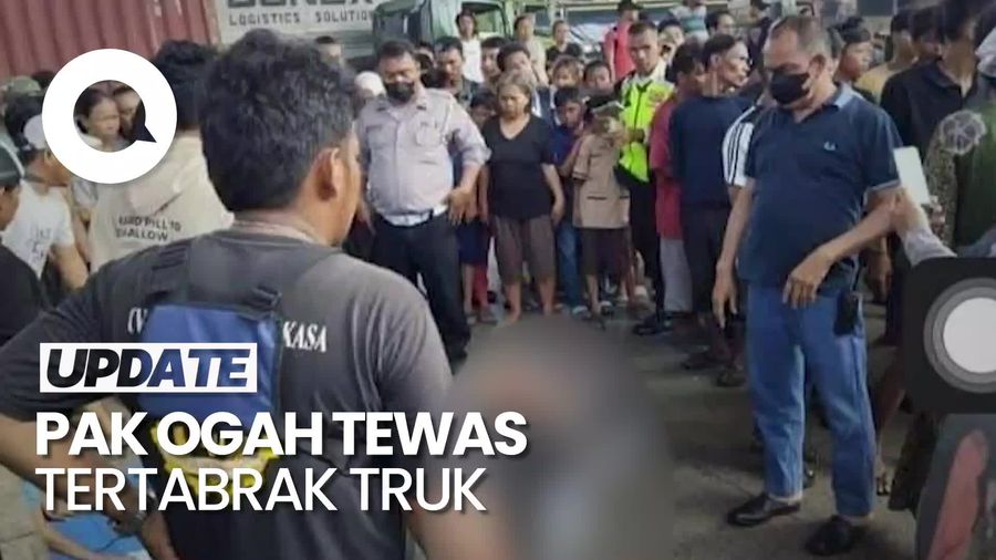 Hindari Kejaran Satpol PP, Pak Ogah di Jakut Tertabrak Truk hingga Tewas