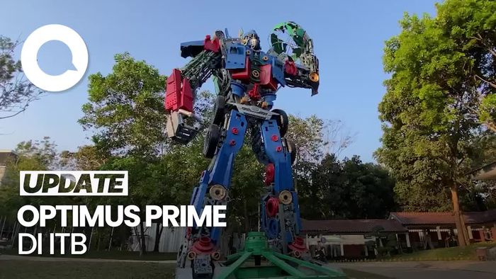 Ada Optimus Prime di ITB, Dibuat Pakai 100% Barang Bekas