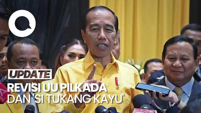 Jokowi di Munas Golkar: Singgung Revisi UU Pilkada dan Si Tukang Kayu