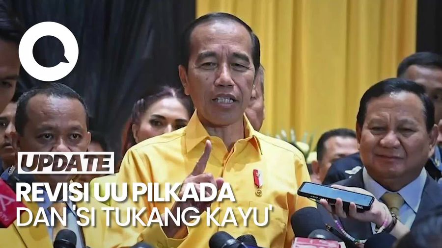 Jokowi di Munas Golkar: Singgung Revisi UU Pilkada dan Si Tukang Kayu
