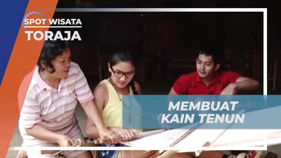 Belajar Membuat Kerajinan Kain Tenun di Tana Toraja