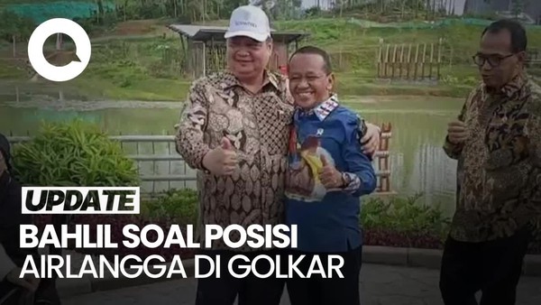 Kata Bahlil soal Nasib Airlangga Hartarto di Golkar