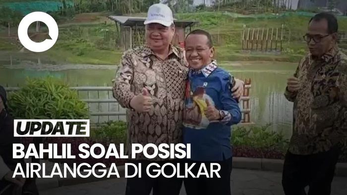 Kata Bahlil soal Nasib Airlangga Hartarto di Golkar