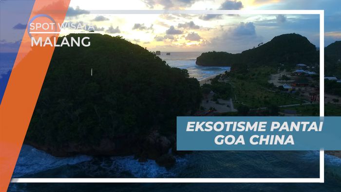 Eksotisme Senja di Pantai Goa China Malang