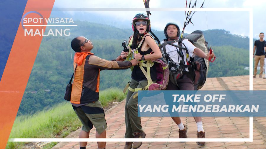 Take off yang Mendebarkan di Gunung Banyak Malang