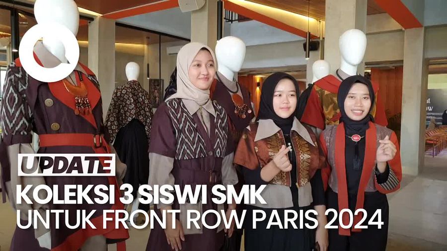 Front Row Paris 2024 Libatkan Karya 3 Siswi SMK di Indonesia