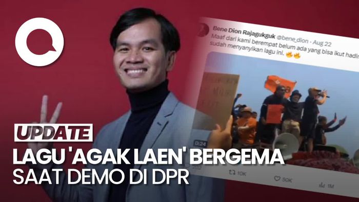 Reaksi Bene Dion Lagu Agak Laen Dinyanyikan saat Demo