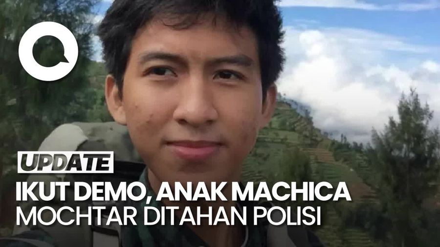 Anak Machica Mochtar Ditahan Polisi Karena Ikut Aksi Kawal Putusan MK