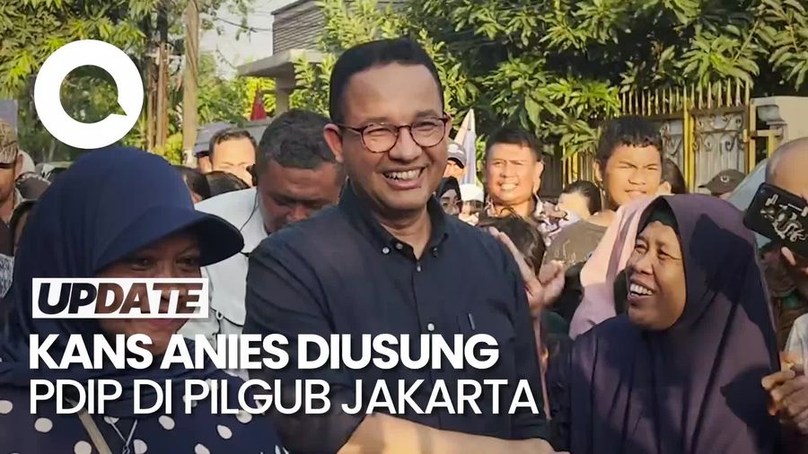 Kans Anies dan PDIP Satu Gerbong di Pilgub Jakarta