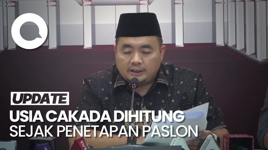 KPU Tegaskan Usia Minimal Cakada Dihitung Sejak Penetapan Paslon