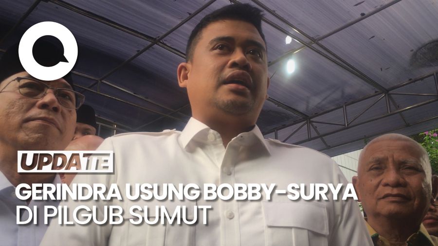 Gerindra Resmi Usung Bobby Nasution-Surya di Pilgub Sumut