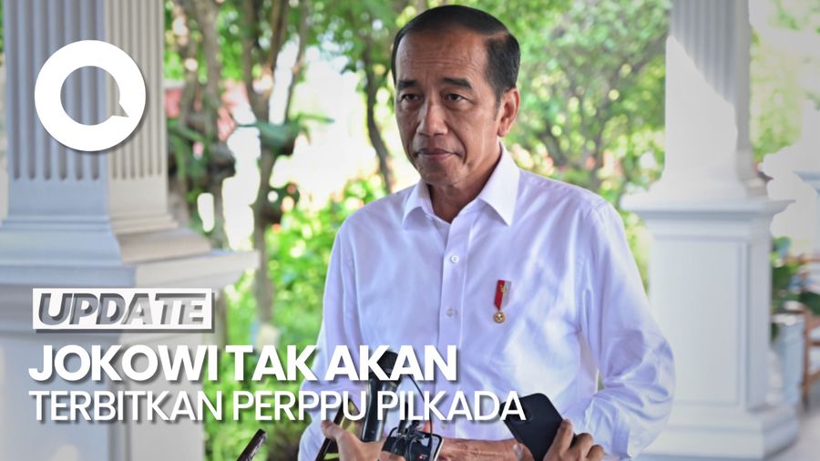 Jokowi Nggak Kepikiran untuk Terbitkan Perppu Pilkada