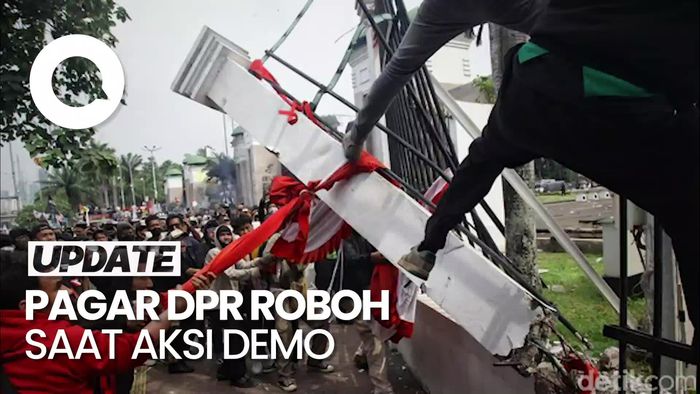 Kata Dasco soal Pagar DPR Roboh saat Aksi Demo Revisi UU Pilkada