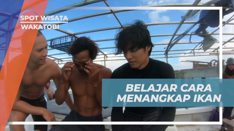 Perjalanan Menuju Spot Menangkap Ikan di Wakatobi