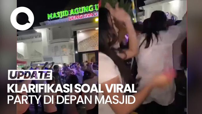 Viral Party dengan DJ di Depan Masjid Agung Sengkang, Pengurus Klarifikasi
