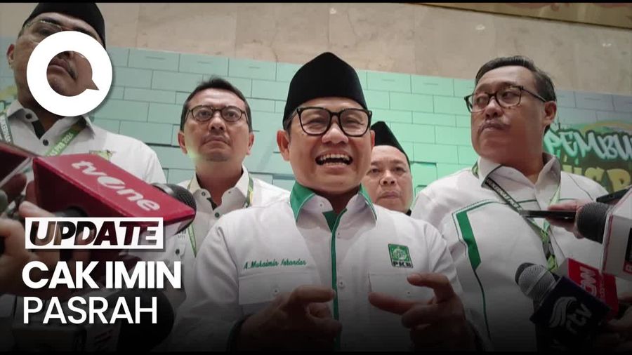 Cak Imin soal Jadi Ketum PKB Lagi: Saya Pasrah dan Tak Berambisi