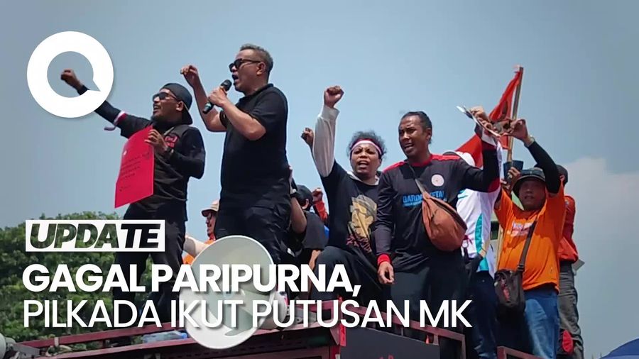 Protes Massa di Mana-mana, Revisi Kilat UU Pilkada Gagal Paripurna
