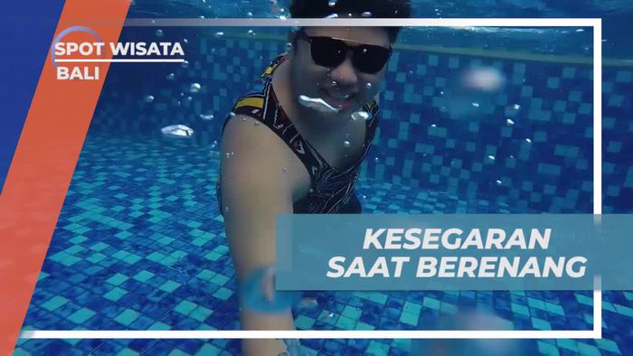 Seru-seruan Berenang di Kolam Penginapan Asri Bali