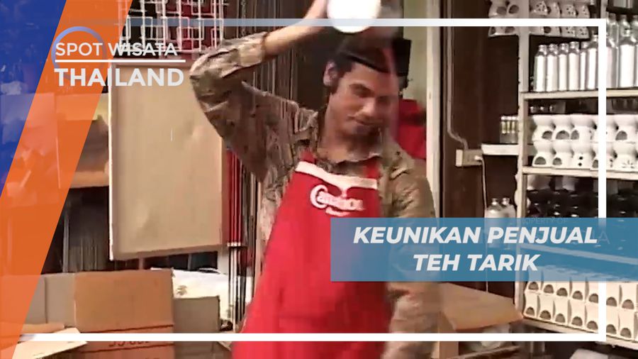 Penjual Teh ala Kedai Tepi Jalan di Thailand