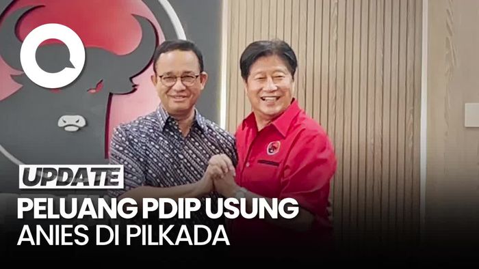 PDIP Jakarta soal Peluang Usung Anies di Pilgub Jakarta: Insyaallah