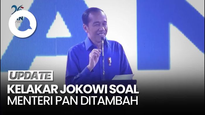Kelakar Jokowi: PAN Konsisten Dukung Prabowo, Mestinya Menteri Ditambahi