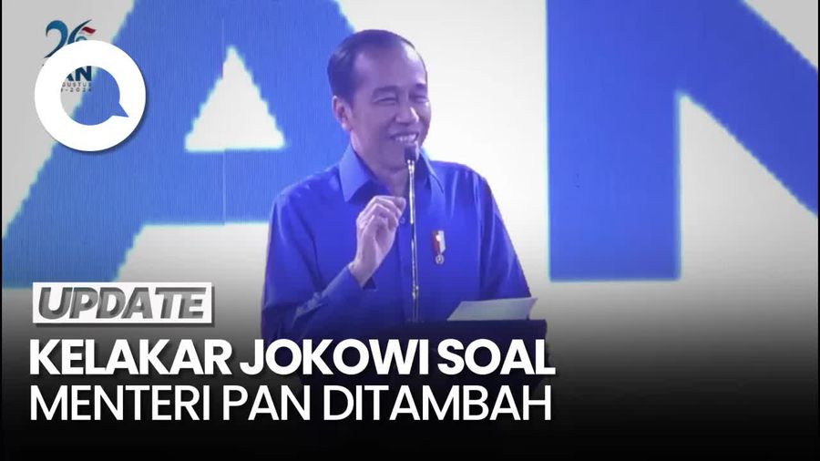 Kelakar Jokowi: PAN Konsisten Dukung Prabowo, Mestinya Menteri Ditambahi