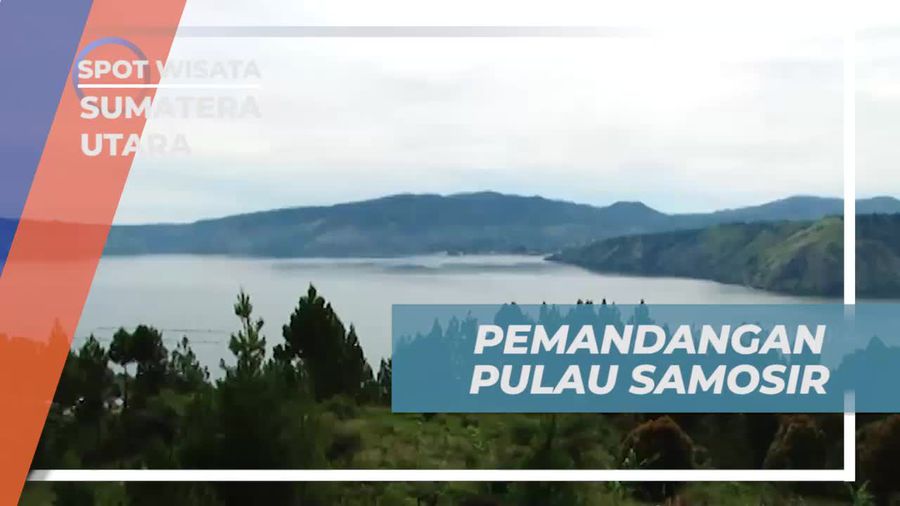 Menikmati Keindahan Pulau Samosir Bersama Anak-anak Sekitar, Sumatera Utara