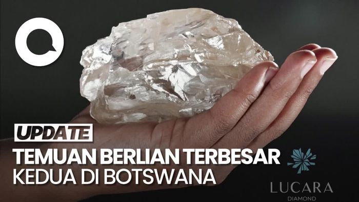Wujud Batu Berlian Terbesar Kedua di Botswana