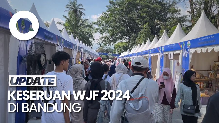 Intip Keseruan Warga Hadiri West Java Festival 2024 di Gedung Sate
