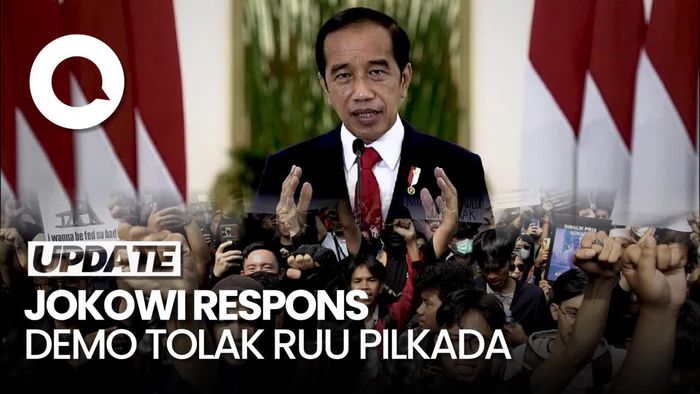 Jokowi soal Demo Tolak RUU Pilkada: Itu Aspirasi dari Rakyat